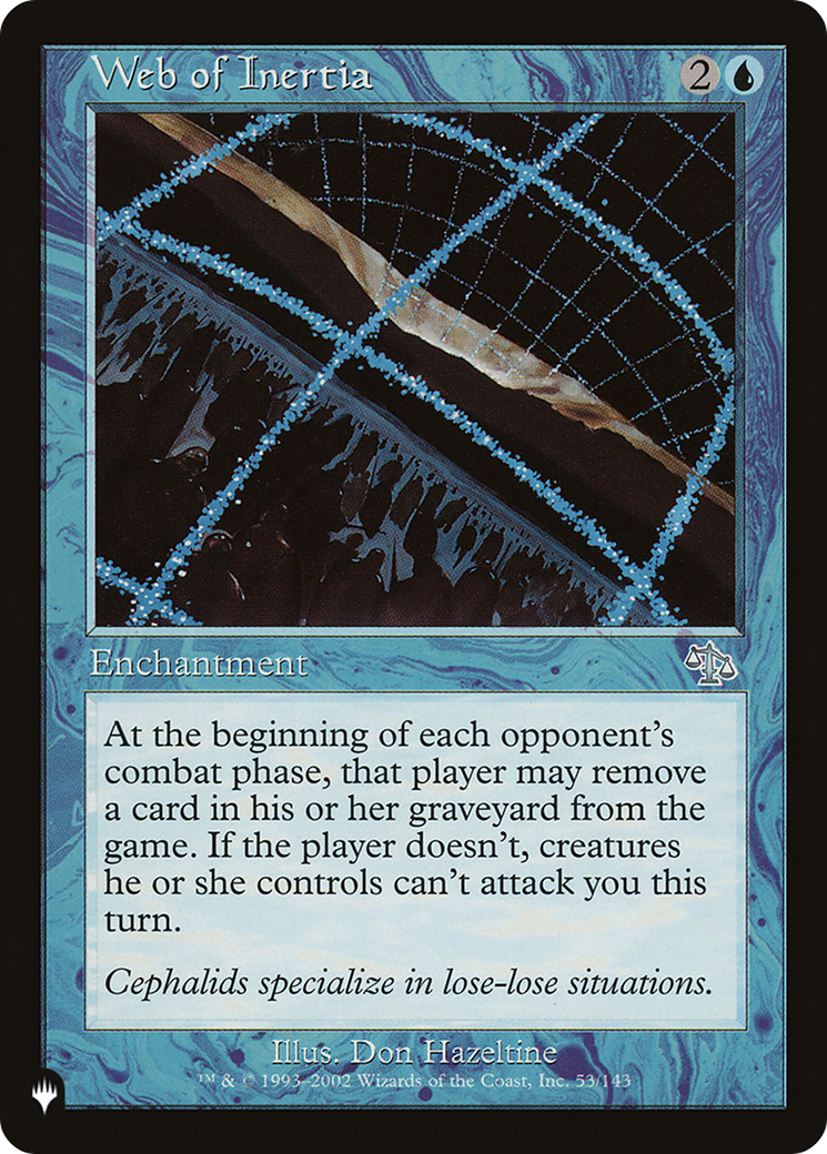 Web of Inertia [The List] - Evolution TCG