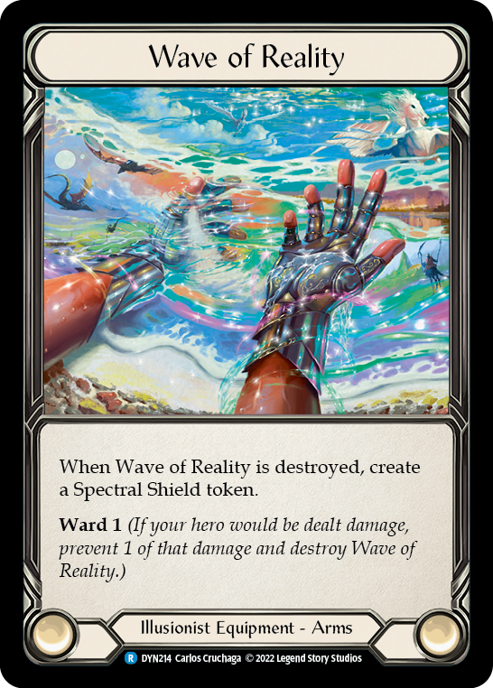 Wave of Reality [DYN214] (Dynasty)  Rainbow Foil - Evolution TCG