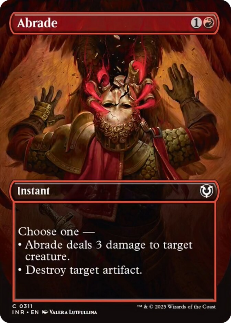 Abrade (Borderless) [Innistrad Remastered] - Evolution TCG