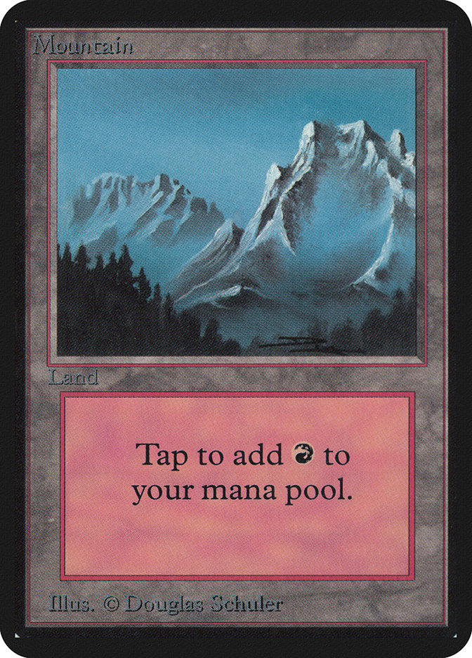 Mountain (293) [Alpha Edition] - Evolution TCG