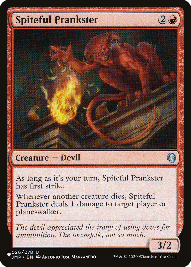 Spiteful Prankster [The List] - Evolution TCG