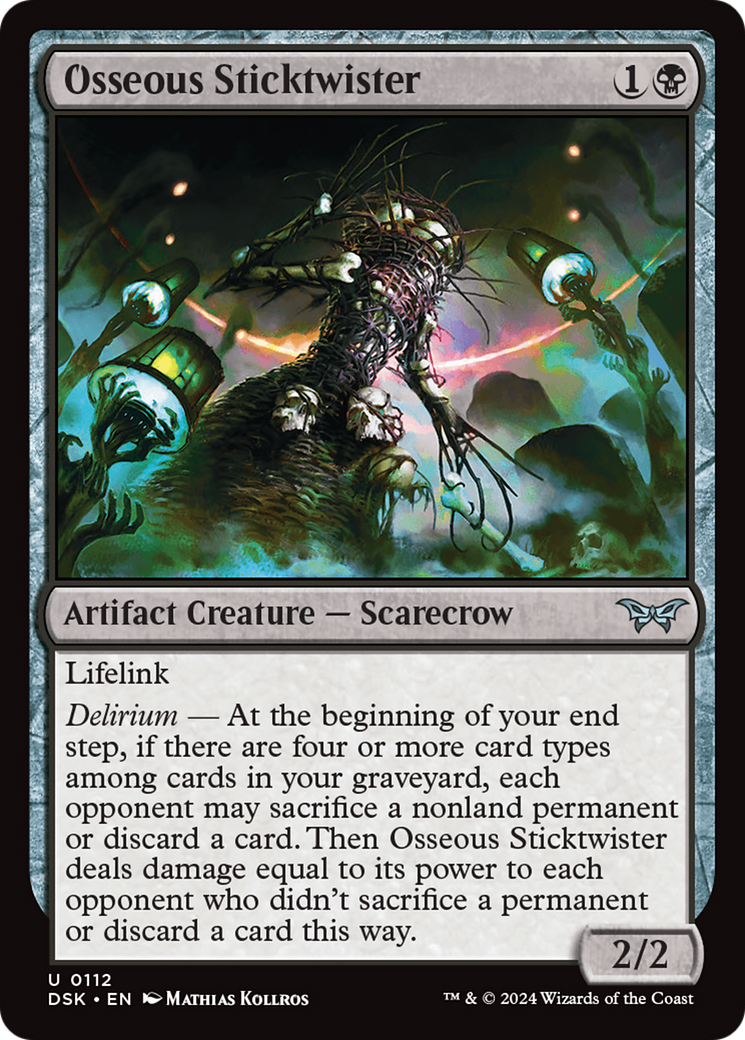 Osseous Sticktwister [Duskmourn: House of Horror] - Evolution TCG