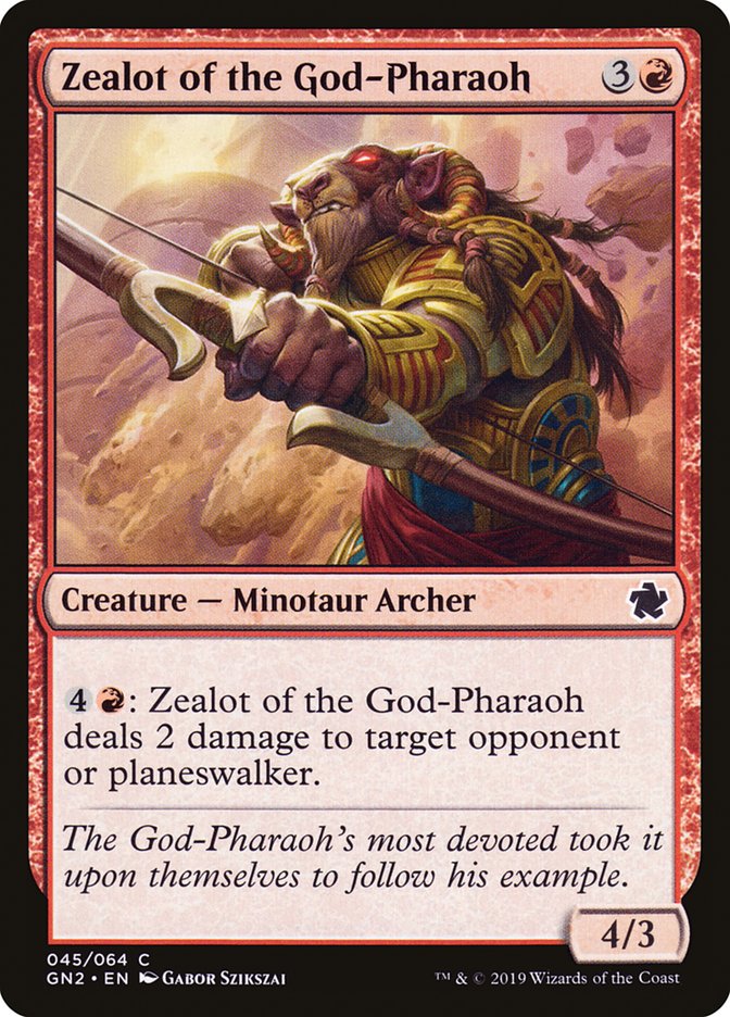 Zealot of the God-Pharaoh [Game Night 2019] - Evolution TCG