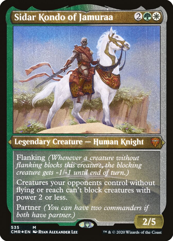 Sidar Kondo of Jamuraa (Etched) [Commander Legends] - Evolution TCG