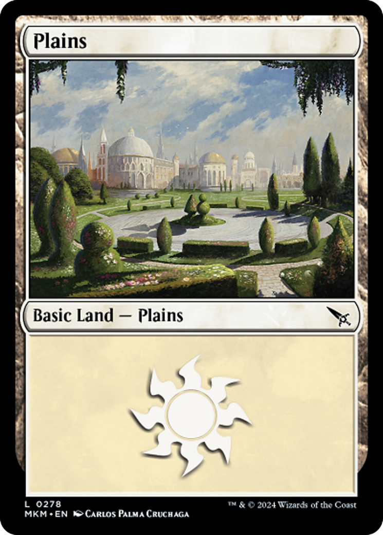 Plains (0278) [Murders at Karlov Manor] - Evolution TCG