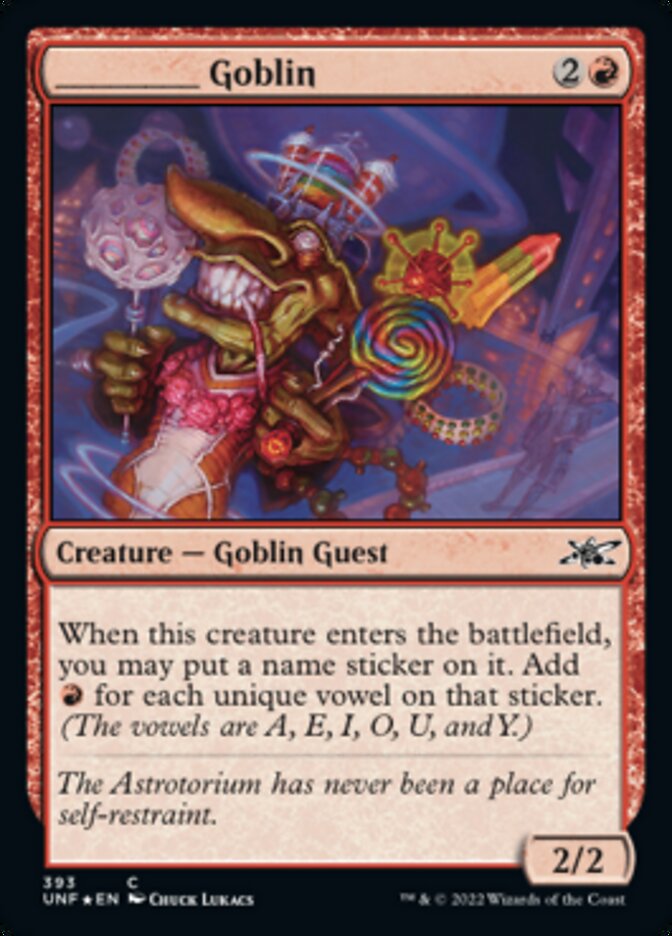 _____ Goblin (Galaxy Foil) [Unfinity] - Evolution TCG