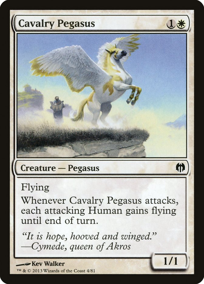 Cavalry Pegasus [Duel Decks: Heroes vs. Monsters] - Evolution TCG