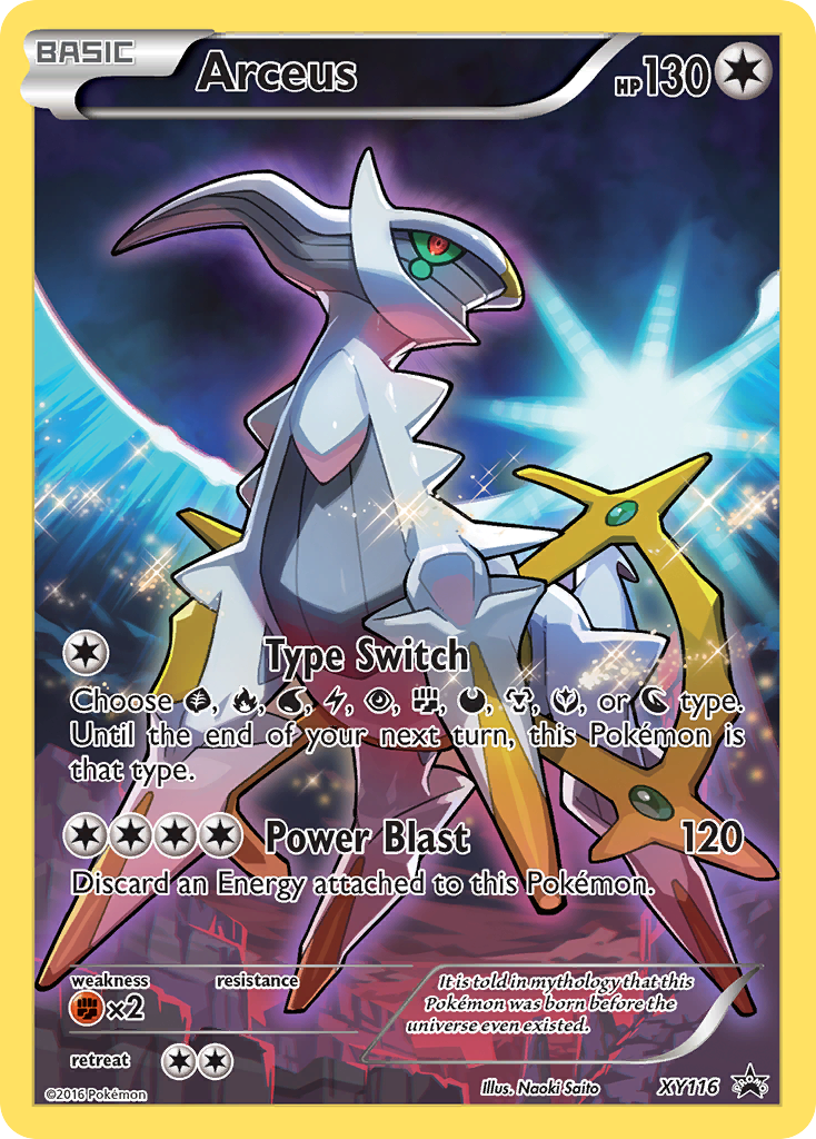 Arceus (XY116) [XY: Black Star Promos] - Evolution TCG