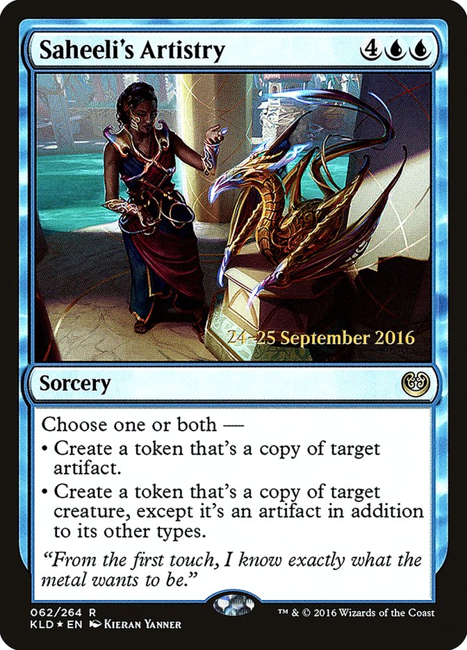 Saheeli's Artistry [Kaladesh Prerelease Promos] - Evolution TCG