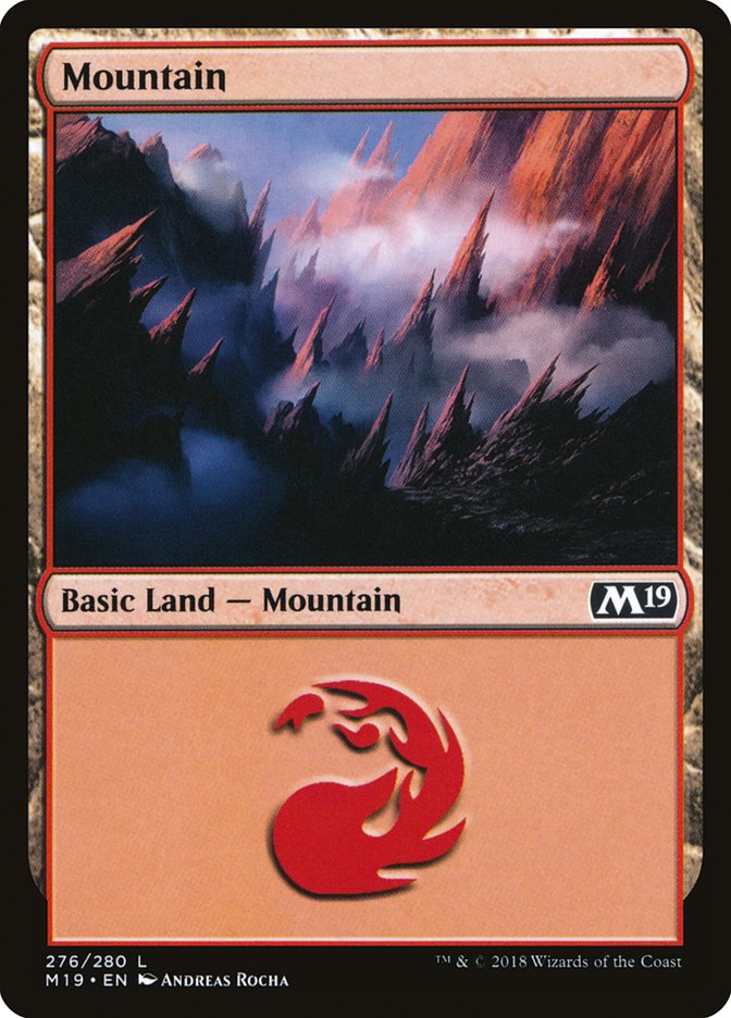 Mountain (276) [Core Set 2019] - Evolution TCG