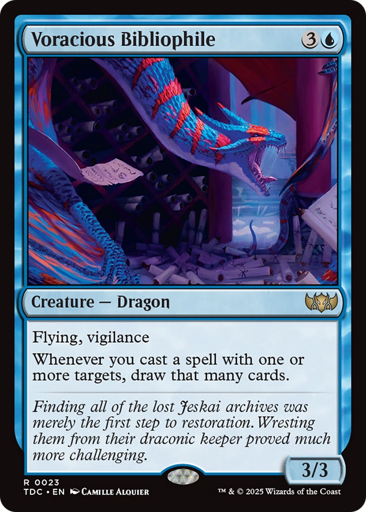 Voracious Bibliophile [Tarkir: Dragonstorm Commander] - Evolution TCG