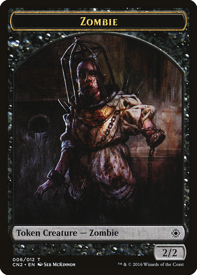 Zombie Token [Conspiracy: Take the Crown Tokens] - Evolution TCG