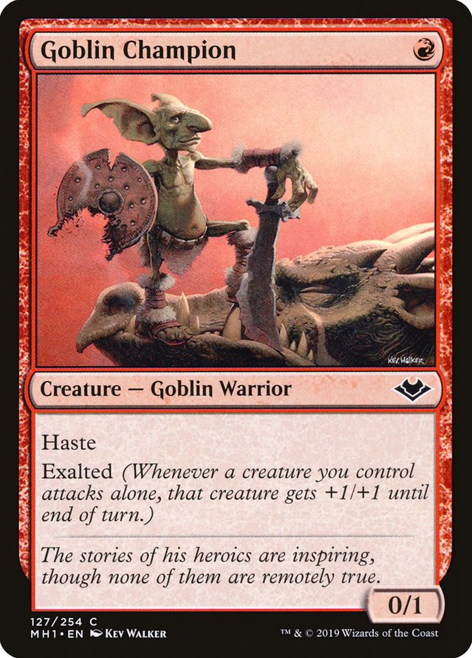 Goblin Champion [Modern Horizons] - Evolution TCG