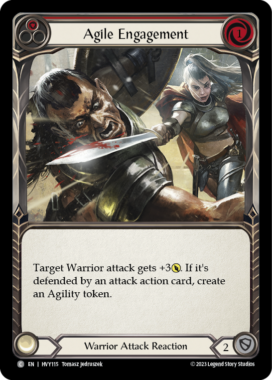 Agile Engagement (Red) [HVY115] (Heavy Hitters) - Evolution TCG