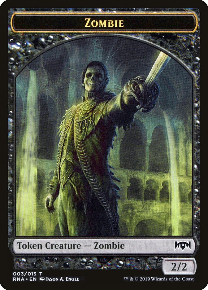 Zombie Token [Ravnica Allegiance Tokens] - Evolution TCG