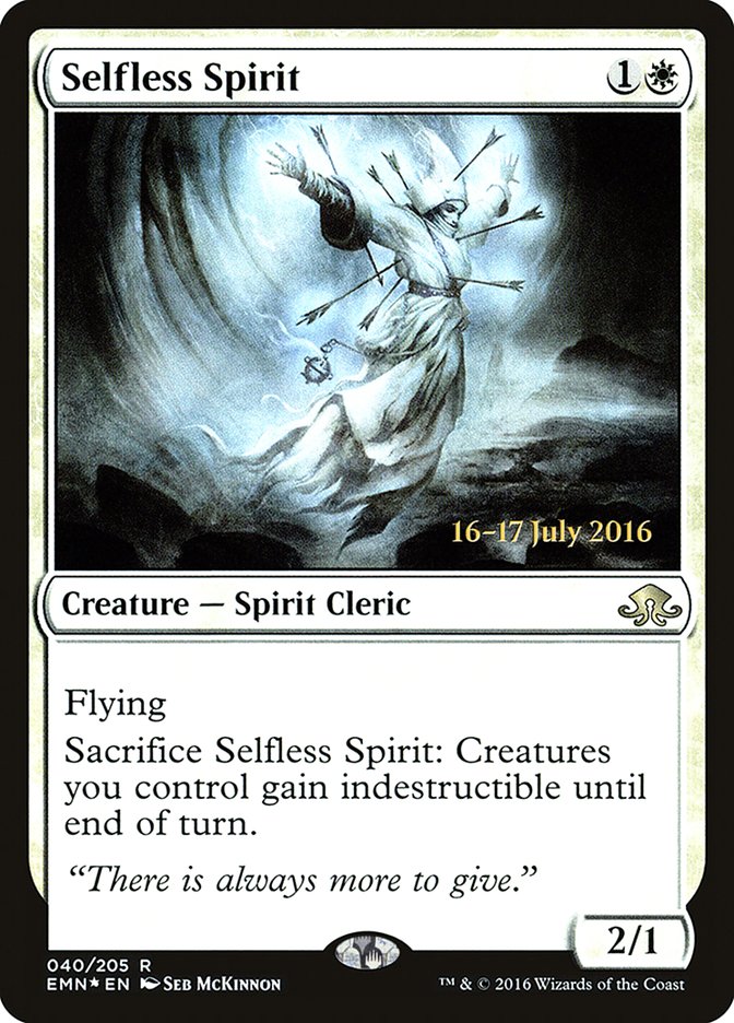 Selfless Spirit [Eldritch Moon Prerelease Promos] - Evolution TCG