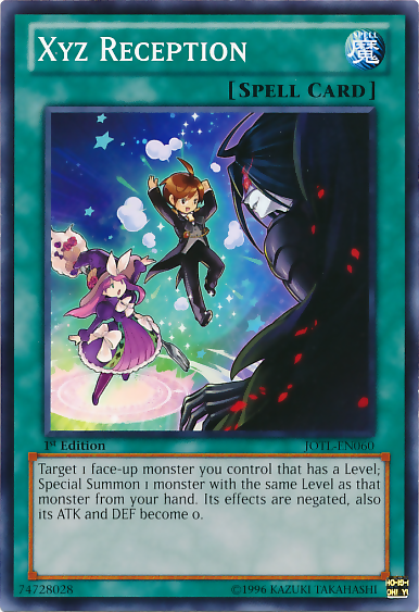 Xyz Reception [JOTL-EN060] Common - Evolution TCG