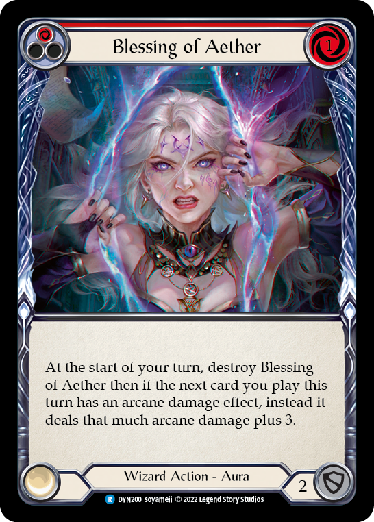 Blessing of Aether (Red) [DYN200] (Dynasty) - Evolution TCG