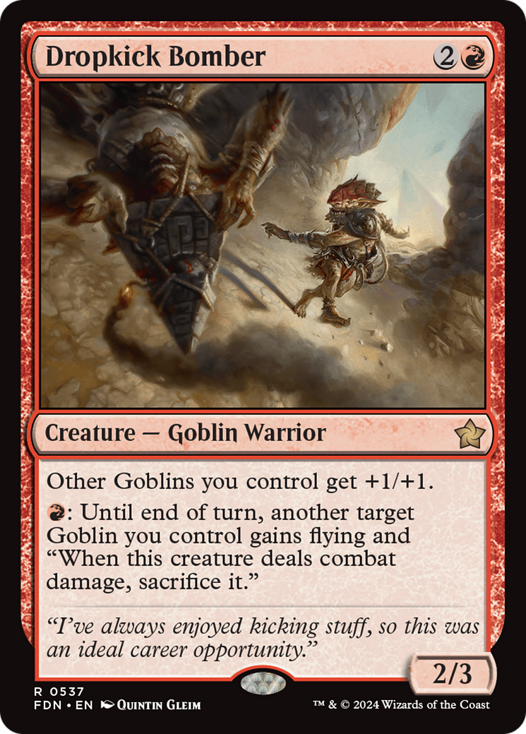Dropkick Bomber [Foundations] - Evolution TCG
