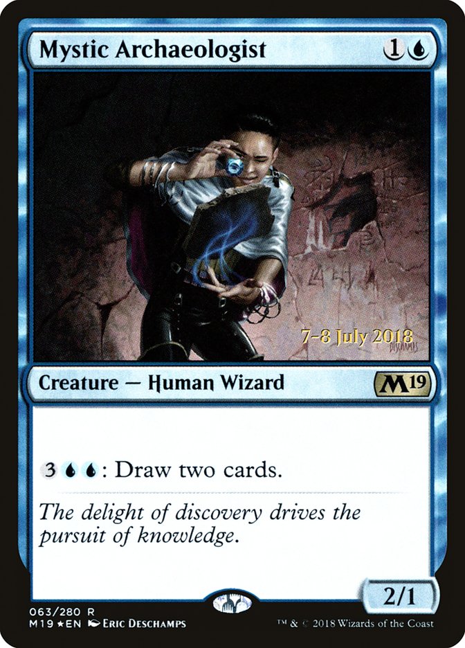 Mystic Archaeologist [Core Set 2019 Prerelease Promos] - Evolution TCG