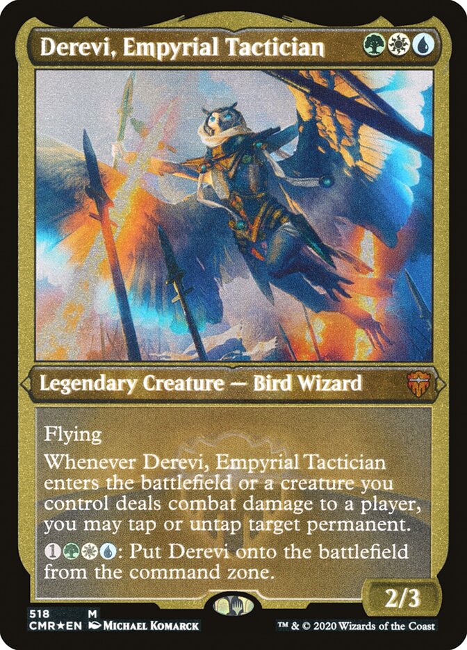 Derevi, Empyrial Tactician (Etched) [Commander Legends] - Evolution TCG