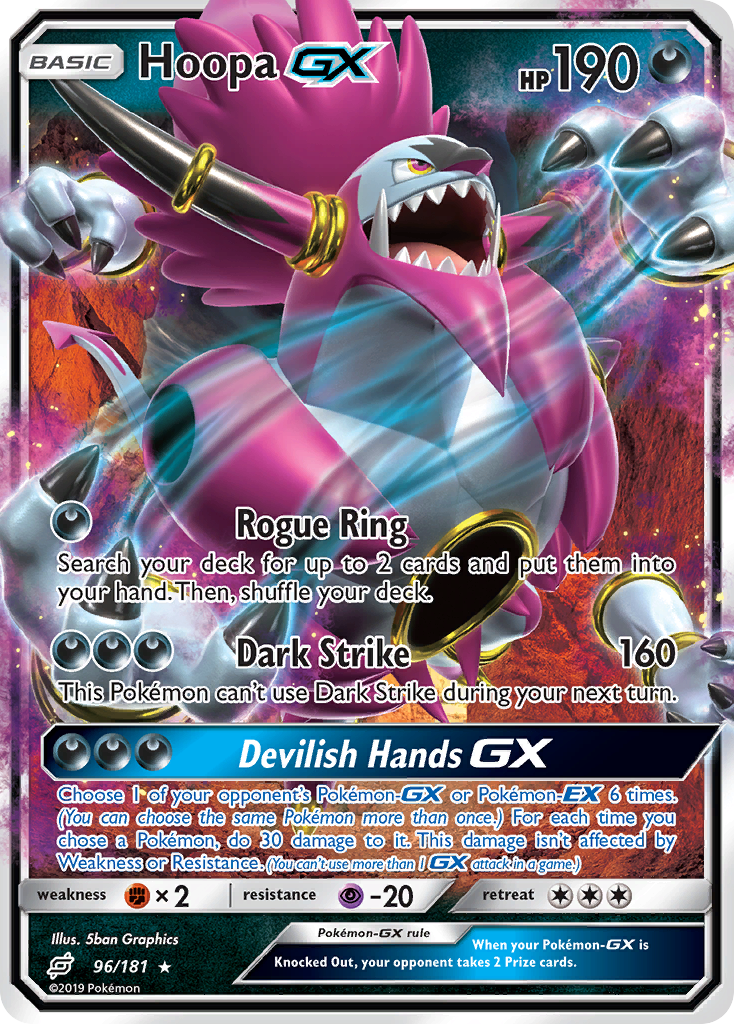 Hoopa GX (96/181) [Sun & Moon: Team Up] - Evolution TCG