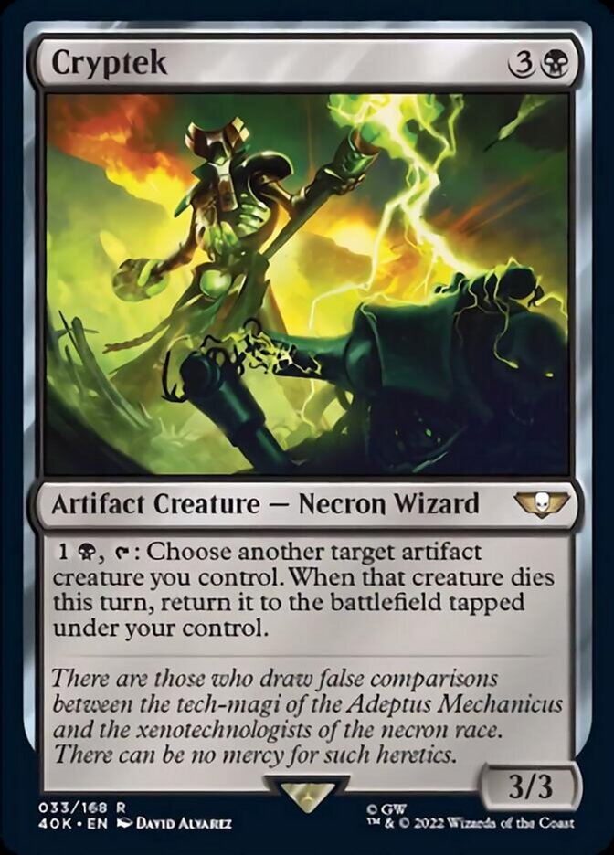 Cryptek (Surge Foil) [Warhammer 40,000] - Evolution TCG