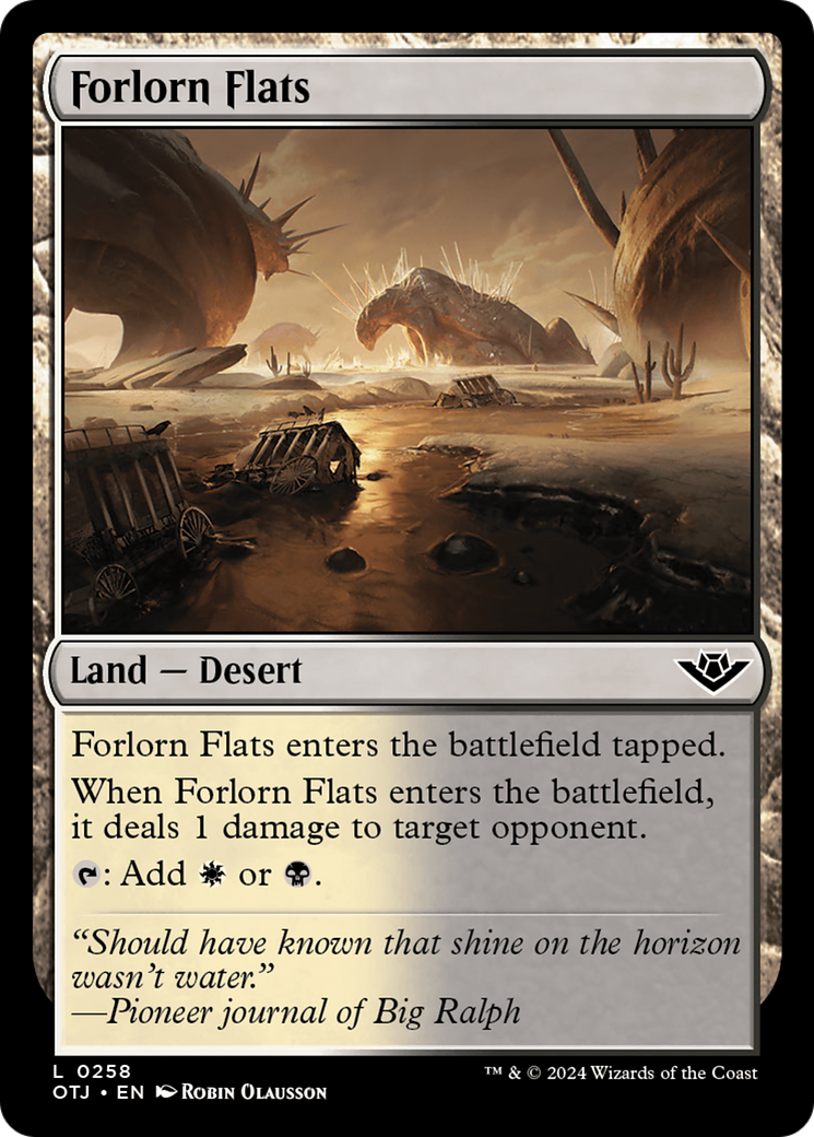 Forlorn Flats [Outlaws of Thunder Junction] - Evolution TCG