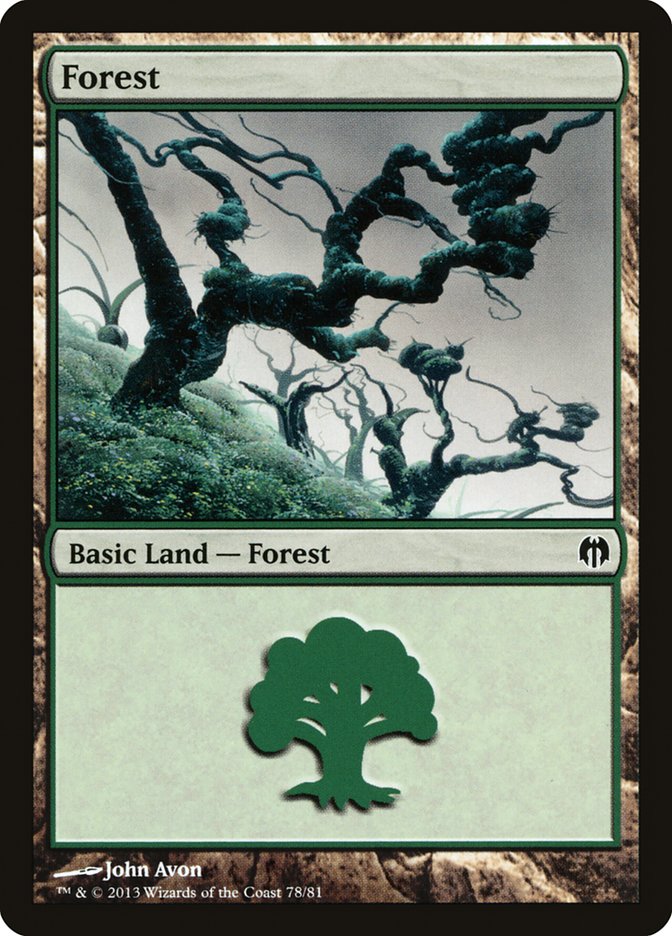 Forest (78) [Duel Decks: Heroes vs. Monsters] - Evolution TCG