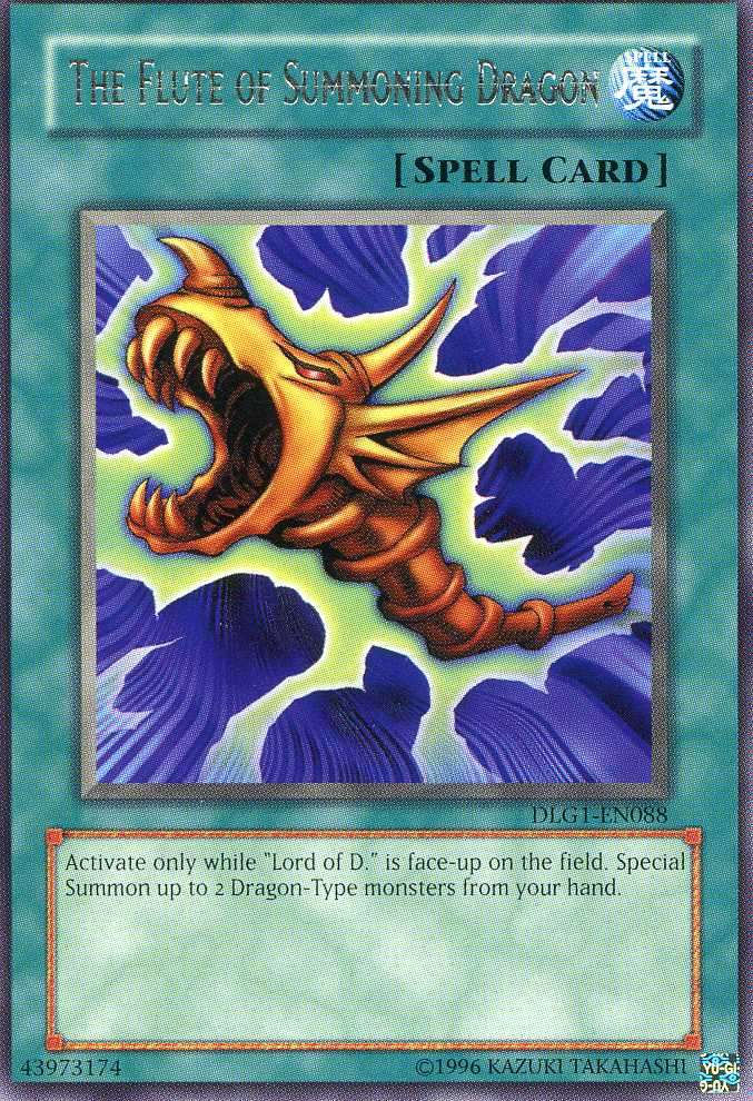 The Flute of Summoning Dragon [DLG1-EN088] Rare - Evolution TCG