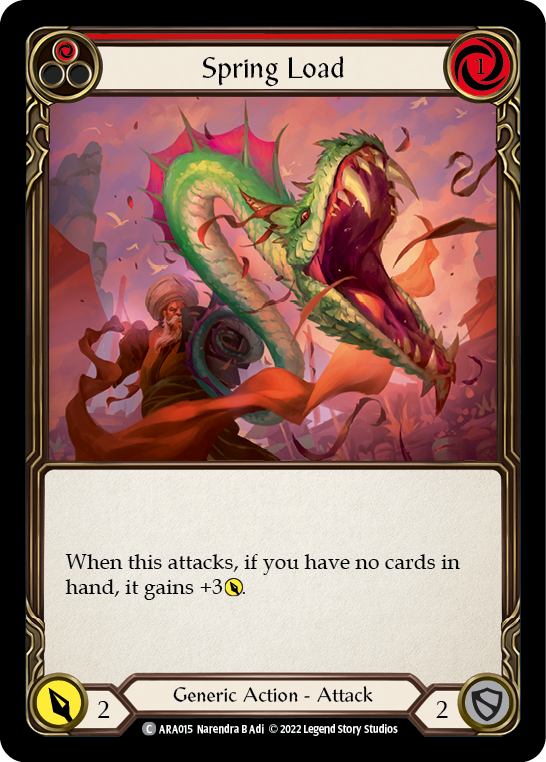 Spring Load (Red) [ARA015] (Outsiders Arakni Blitz Deck) - Evolution TCG