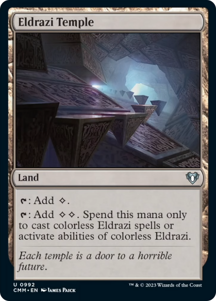 Eldrazi Temple [Commander Masters] - Evolution TCG