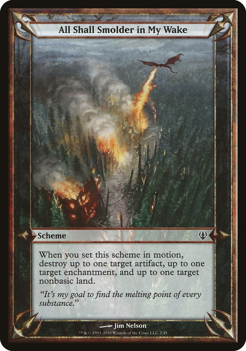 All Shall Smolder in My Wake (Schemes) [Archenemy Schemes] - Evolution TCG