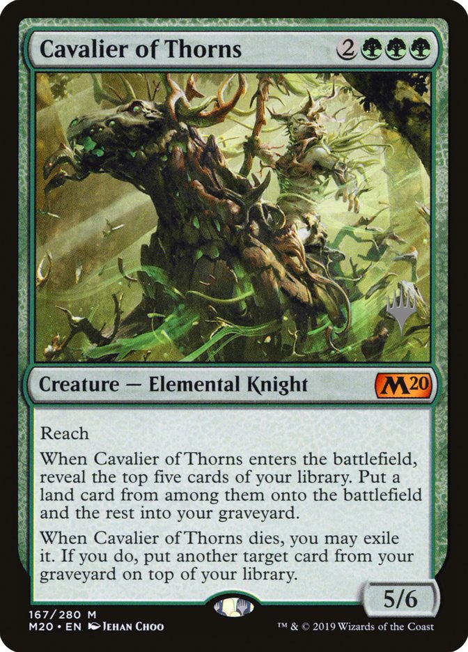 Cavalier of Thorns (Promo Pack) [Core Set 2020 Promos] - Evolution TCG