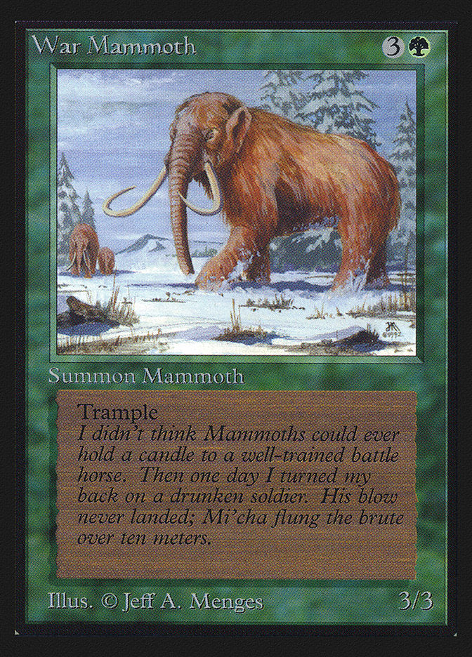 War Mammoth [International Collectors' Edition] - Evolution TCG