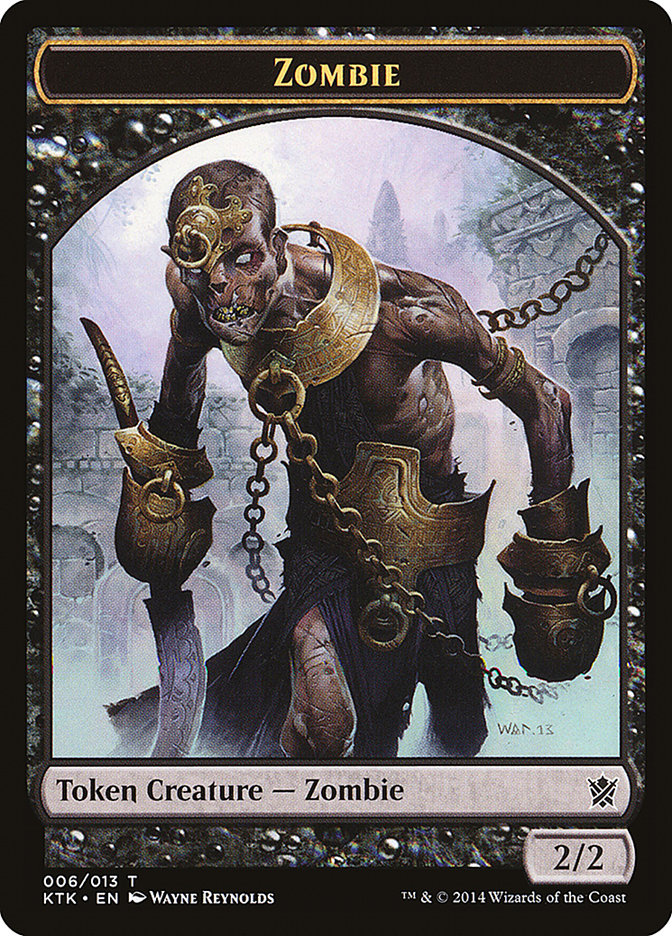 Zombie Token [Khans of Tarkir Tokens] - Evolution TCG