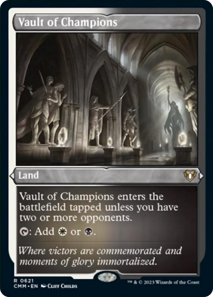 Vault of Champions (Foil Etched) [Commander Masters] - Evolution TCG