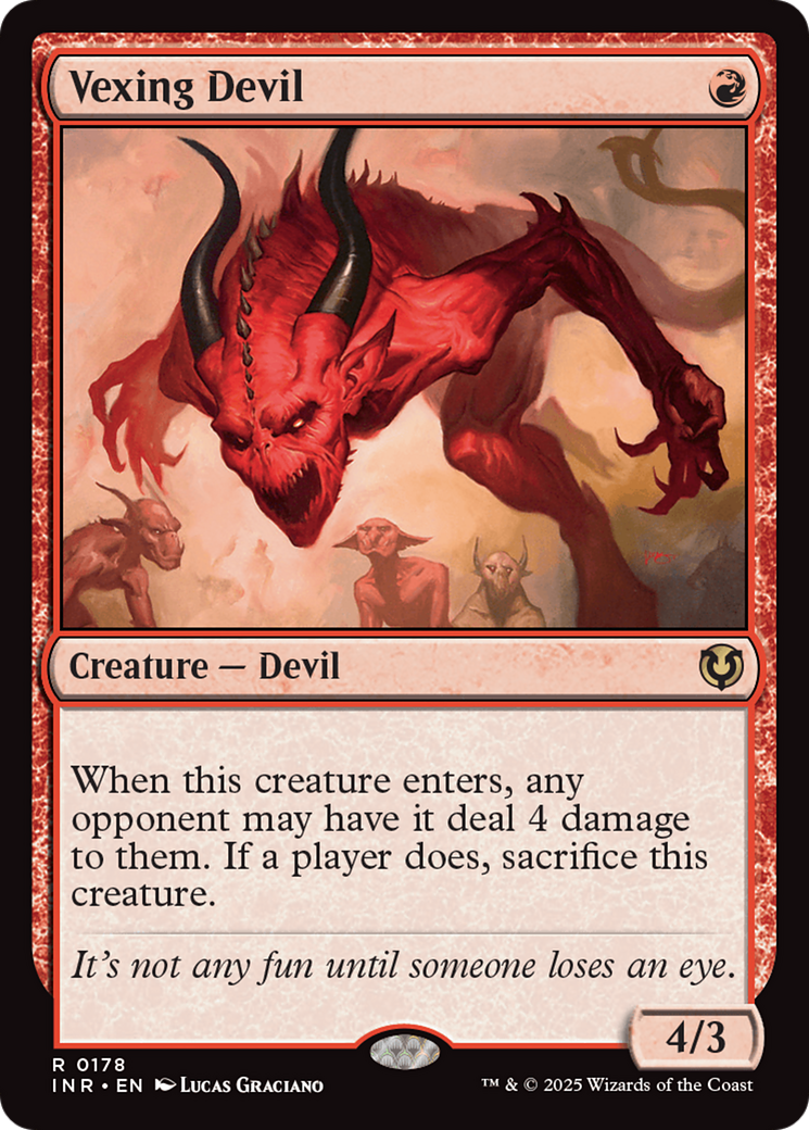 Vexing Devil [Innistrad Remastered] - Evolution TCG
