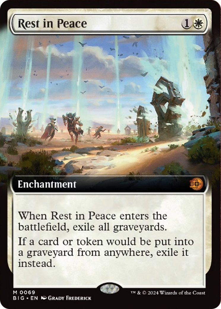 Rest in Peace (Extended Art) [Outlaws of Thunder Junction: The Big Score] - Evolution TCG