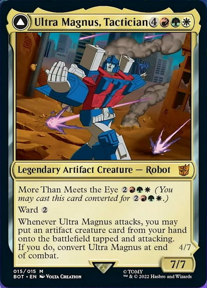 Ultra Magnus, Tactician // Ultra Magnus, Armored Carrier [Transformers] - Evolution TCG