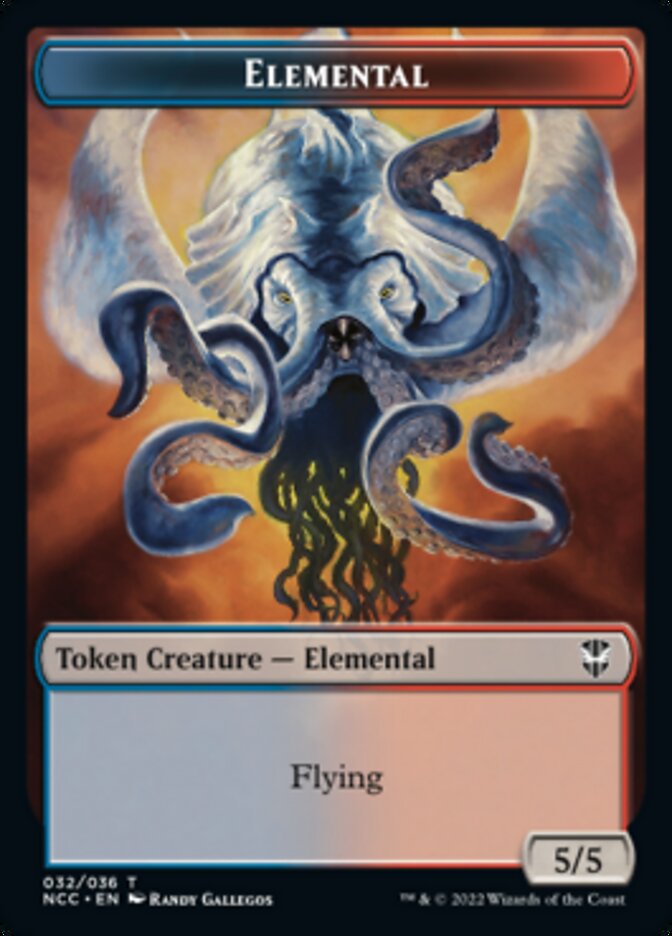 Elemental (032) // Rogue Double-Sided Token [Streets of New Capenna Commander Tokens] - Evolution TCG