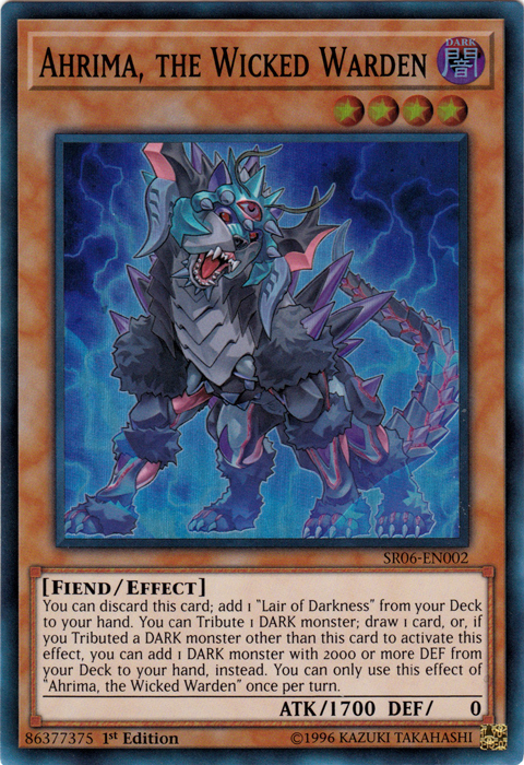 Ahrima, the Wicked Warden [SR06-EN002] Super Rare - Evolution TCG