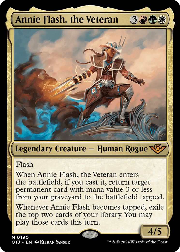 Annie Flash, the Veteran [Outlaws of Thunder Junction] - Evolution TCG