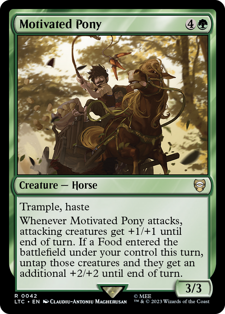 Motivated Pony [The Lord of the Rings: Tales of Middle-Earth Commander] - Evolution TCG