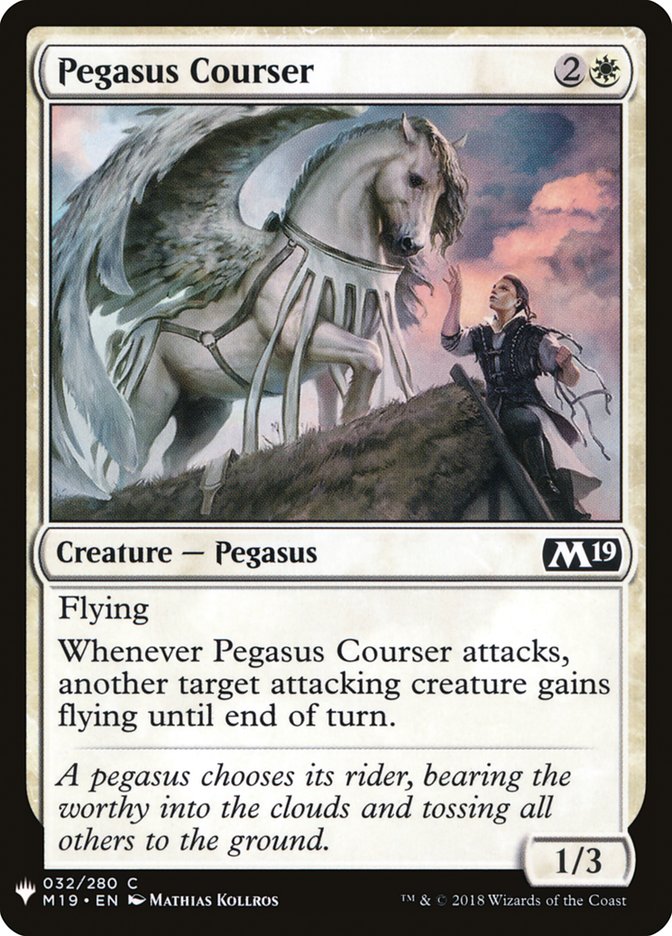 Pegasus Courser [Mystery Booster] - Evolution TCG