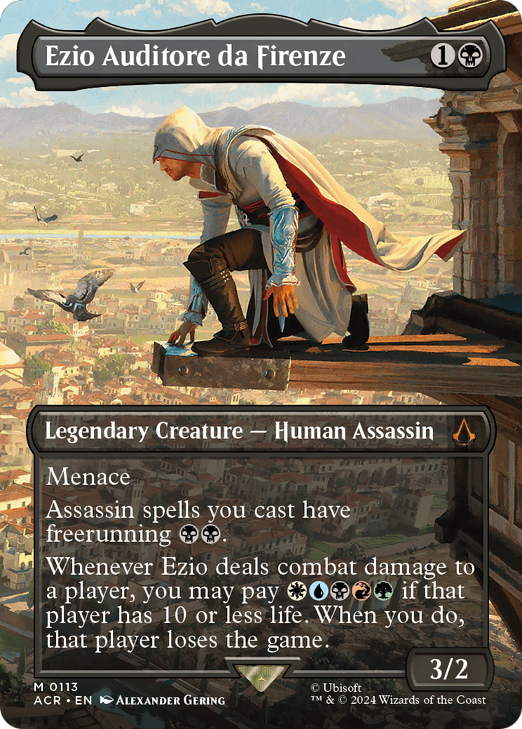 Ezio Auditore da Firenze (Borderless) [Assassin's Creed] - Evolution TCG