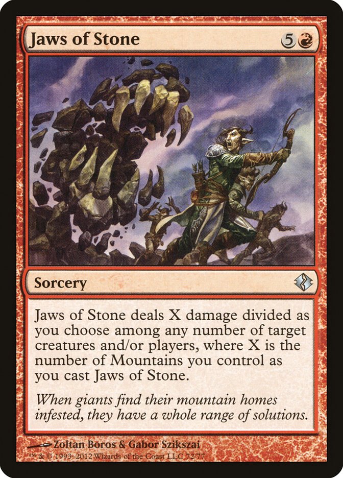 Jaws of Stone [Duel Decks: Venser vs. Koth] - Evolution TCG