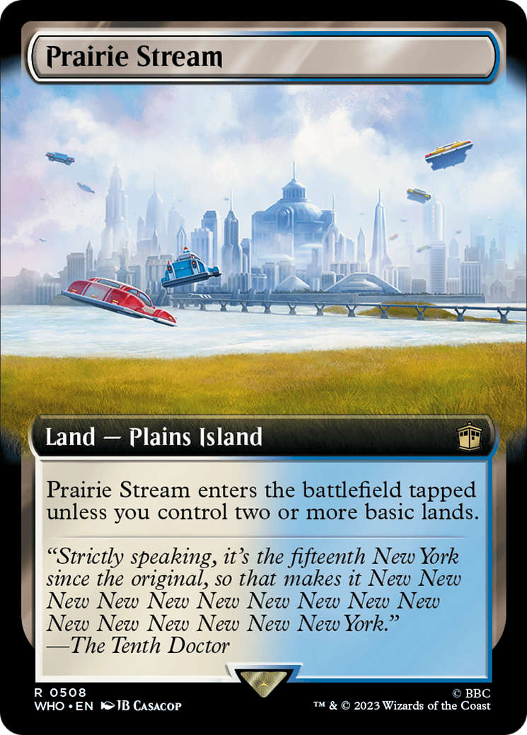 Prairie Stream (Extended Art) [Doctor Who] - Evolution TCG