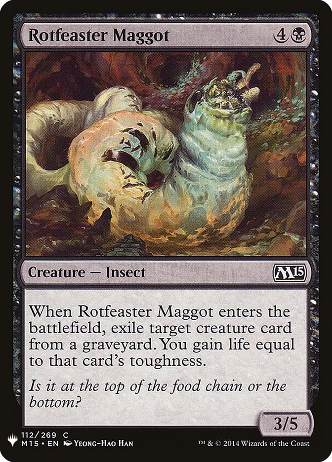 Rotfeaster Maggot [Mystery Booster] - Evolution TCG