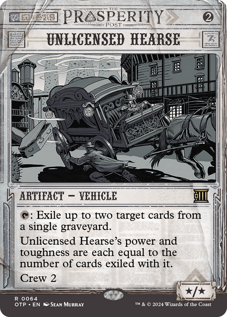 Unlicensed Hearse [Outlaws of Thunder Junction: Breaking News] - Evolution TCG